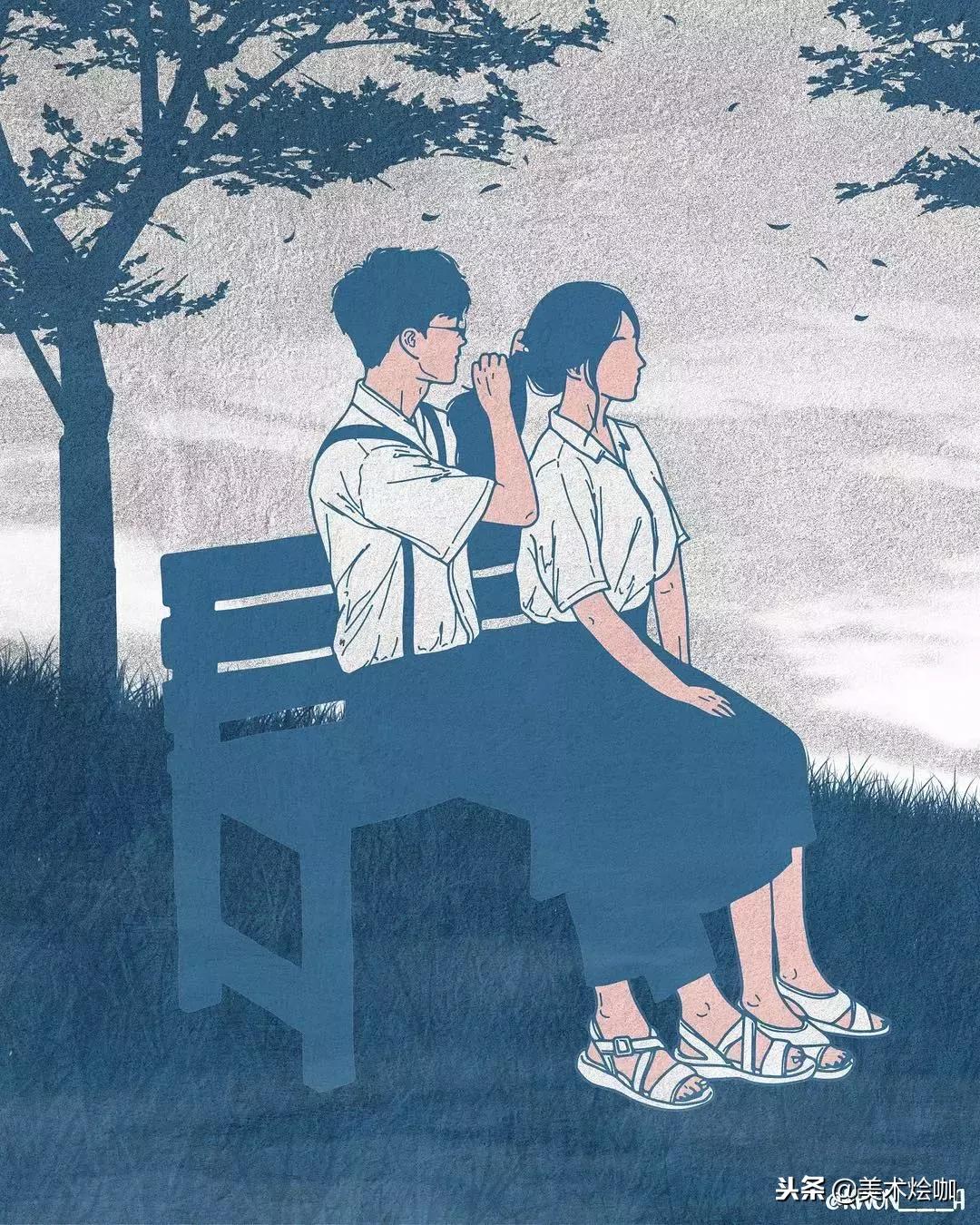 少女心爆棚的唯美插画,软萌插画清新少女心