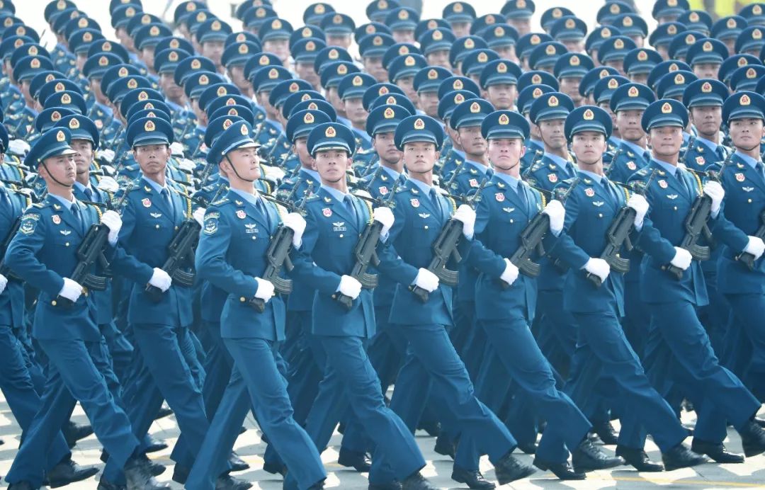 国庆阅兵震撼画面素材,国庆阅兵的变化