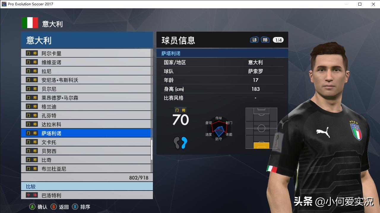 实况足球2017脸型更新,实况足球2017好用的球员