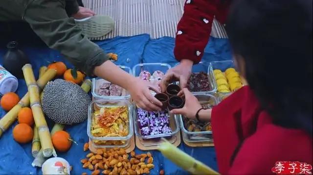 李子柒春日花宴,李子柒鲜花宴