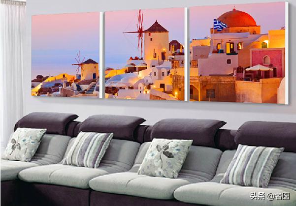 装饰画地中海风格挂画,地中海风格装饰图