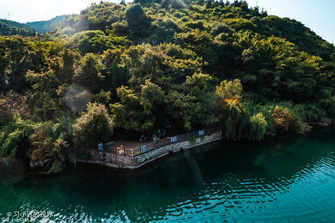 2001年抚仙湖水下古城真实视频,罕见的湖泊风光摄影