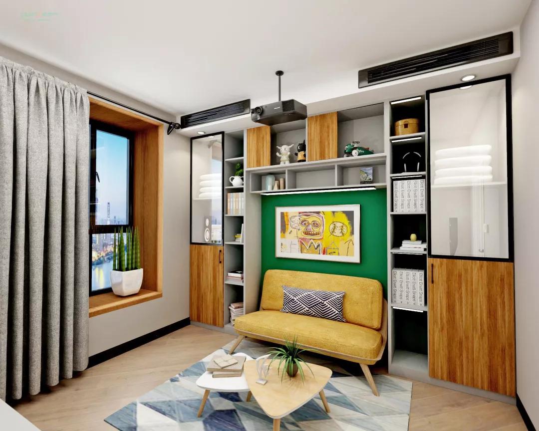 最小的房间做成多功能房,私人房设计方案