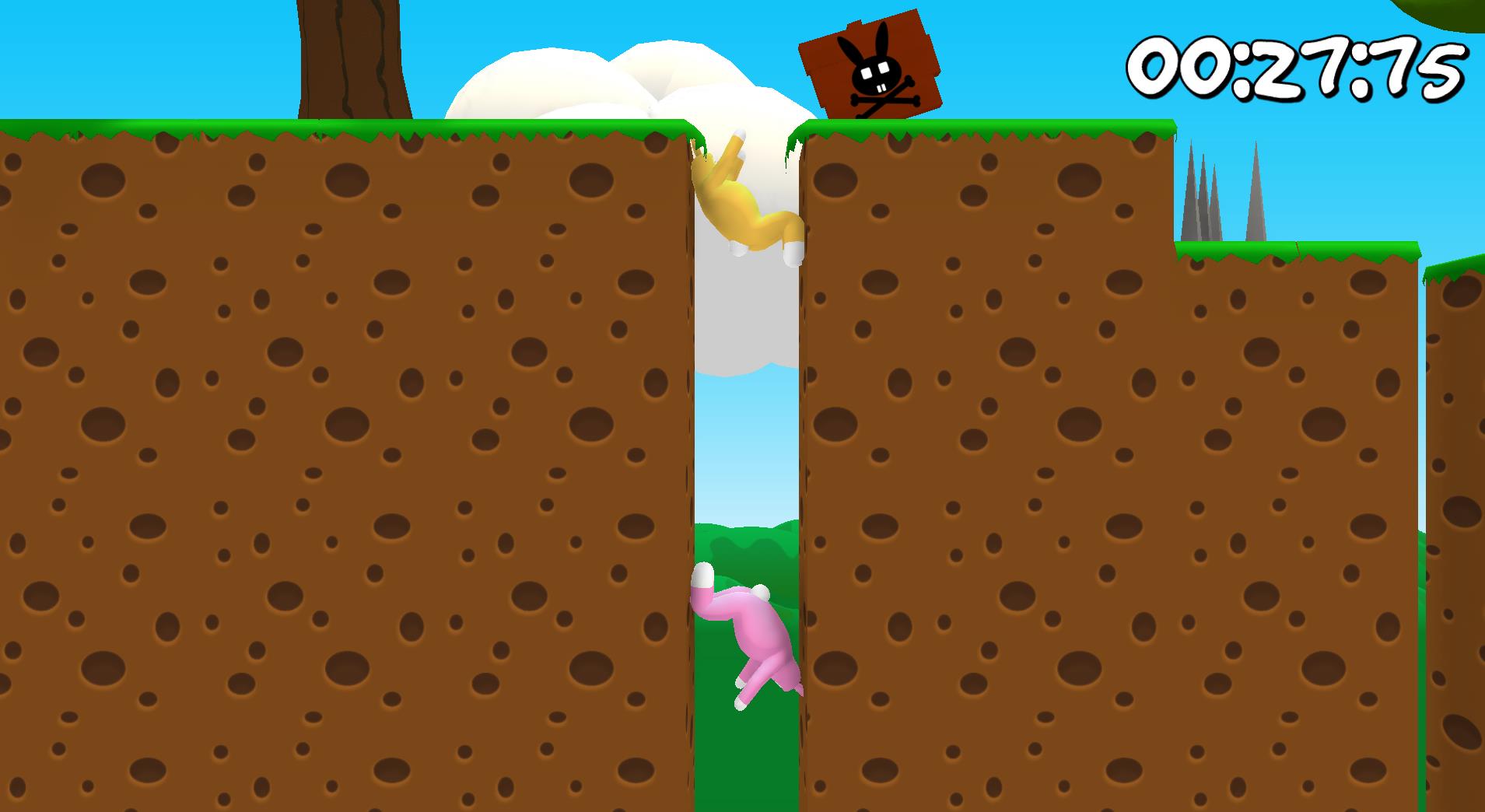 超级兔子人游戏搞笑画面,超级兔子人爆笑闯关游戏