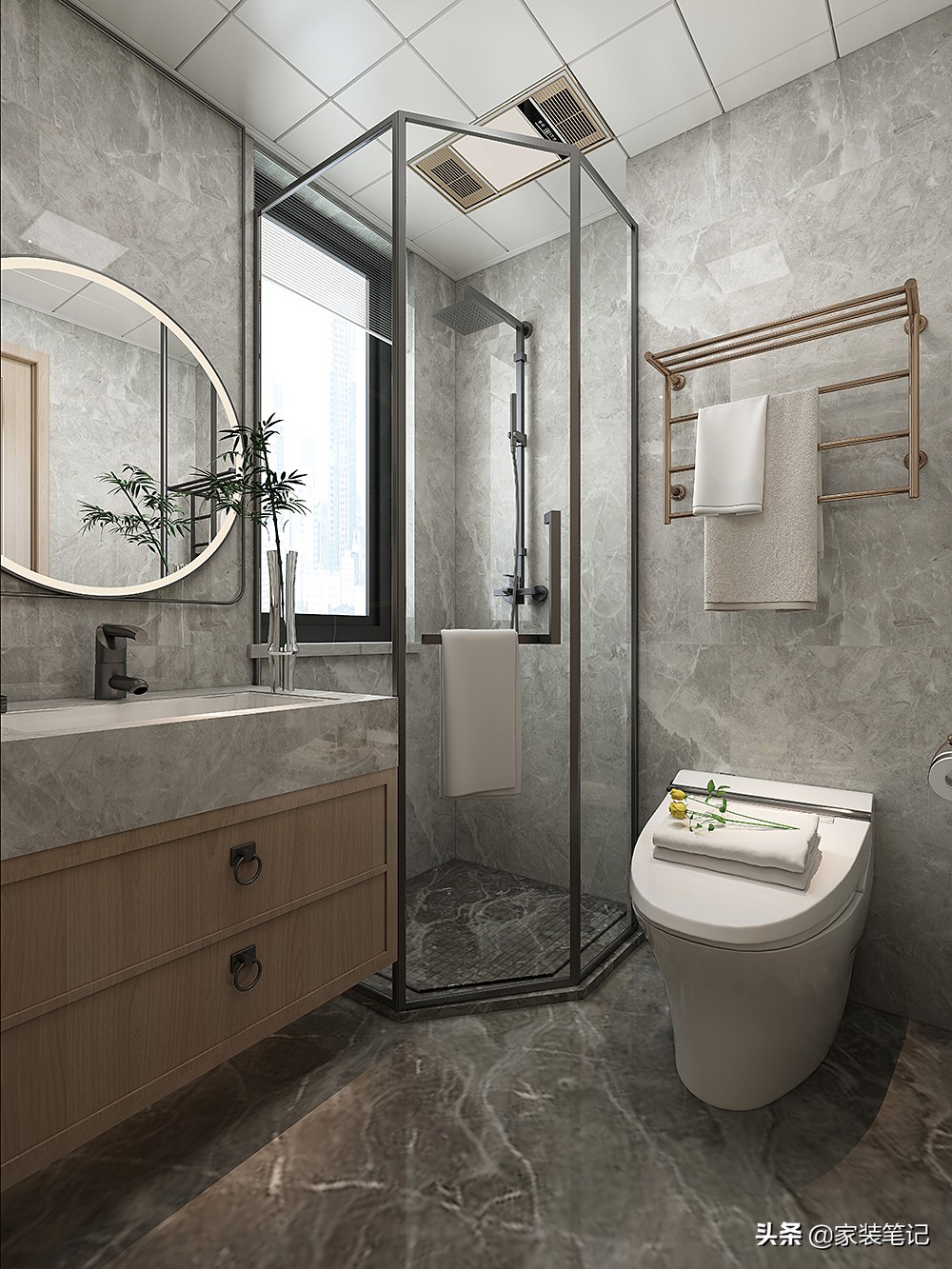 开间12米进深9米中式复式楼别墅,发现一套好房