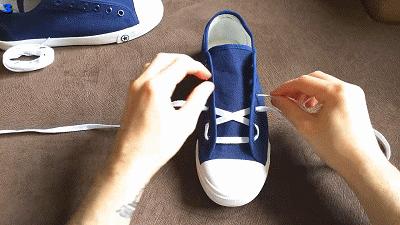 夏天鞋带这样系好穿又时髦,把鞋带怎么绑更紧