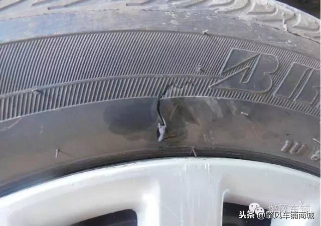 轮胎侧面划痕是怎么产生的,轮胎划痕深度多少需要更换