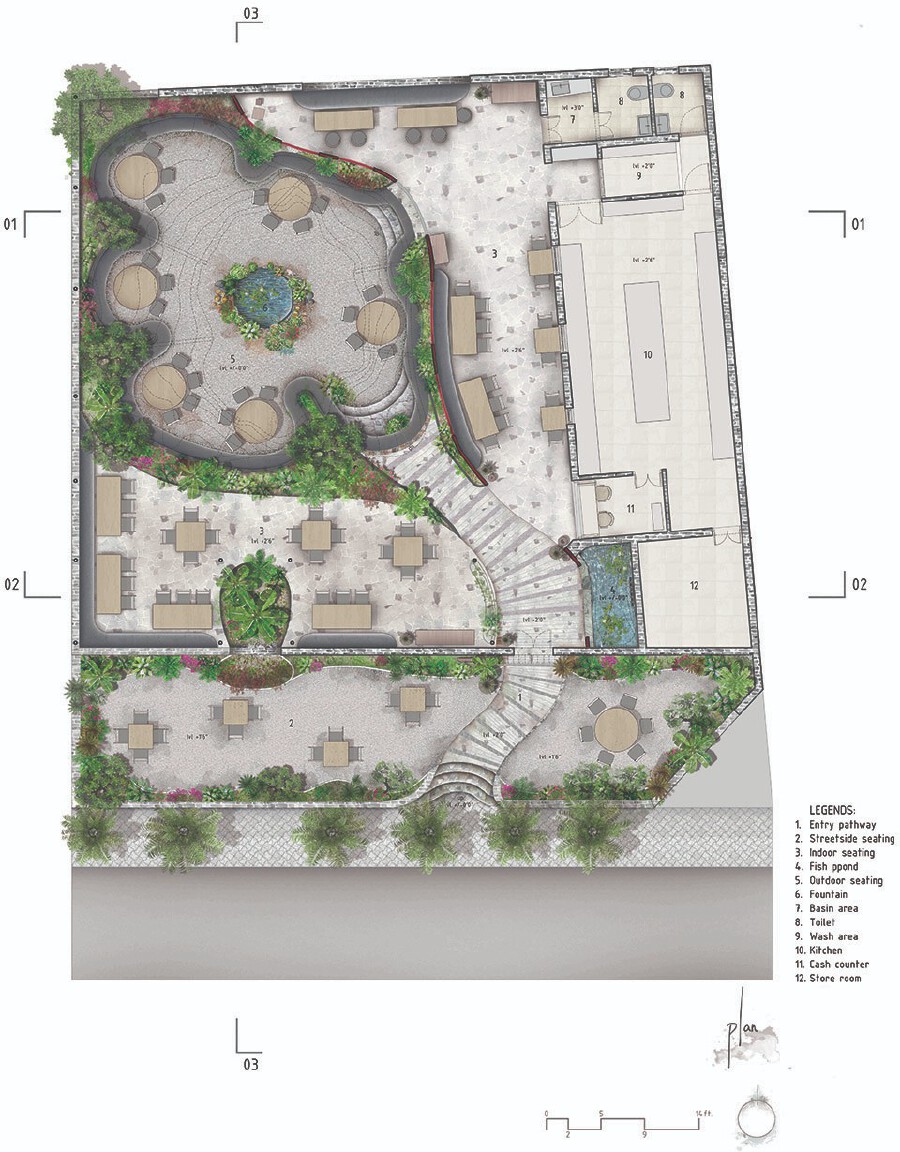 小资情调的花园餐厅,花园餐厅很美