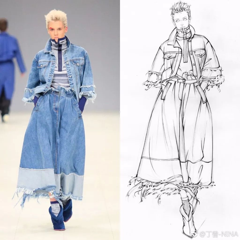 礼服怎么画好看仙气用彩铅,马克笔和彩铅裙子上色教程