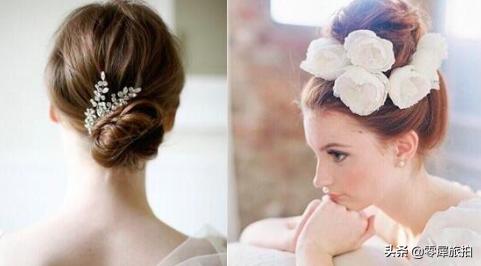 适合拍婚纱照的清新新娘发型，让你美得更加优雅