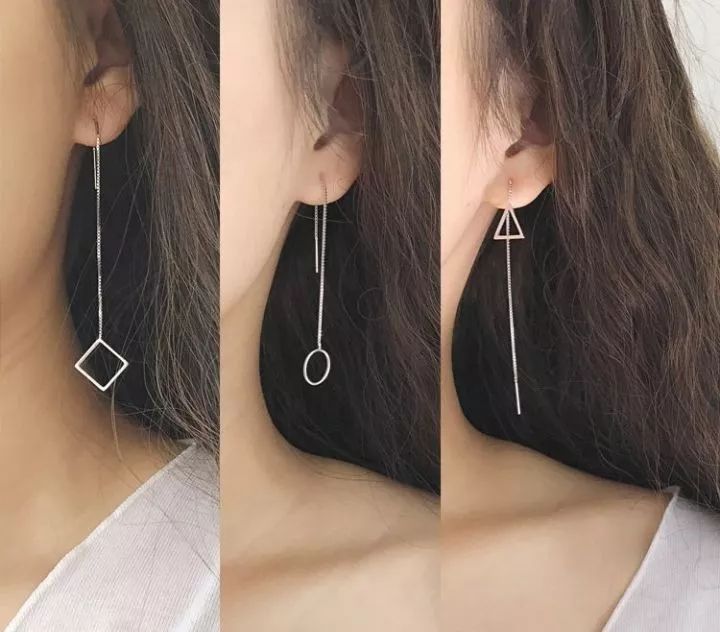 单边耳饰的戴法,耳挂流苏耳饰正确戴法