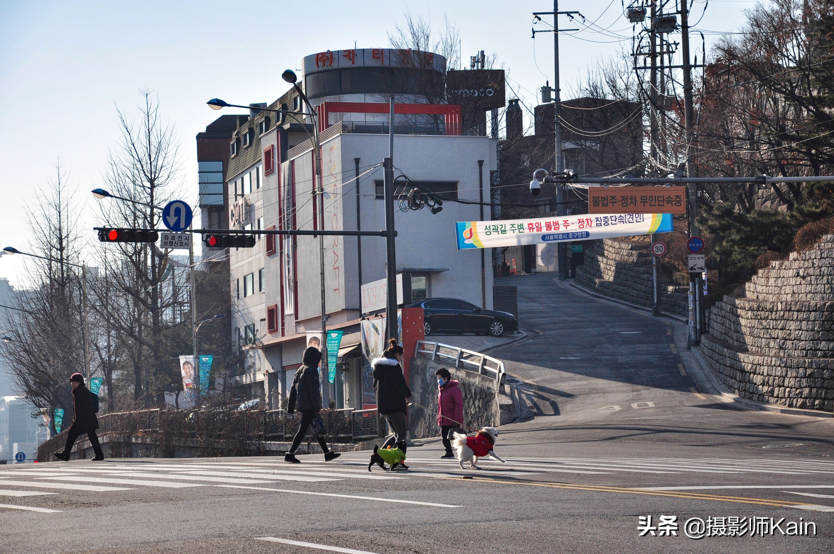 韩国首尔真实街景,寂寞烟火首尔风景