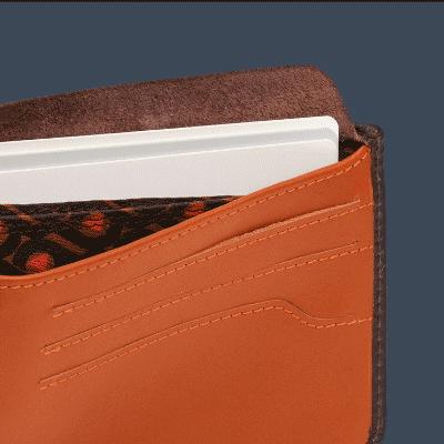 钱包中的冈本001，为移动支付设计的轻奢钱包，用它掏钱浪到飞起