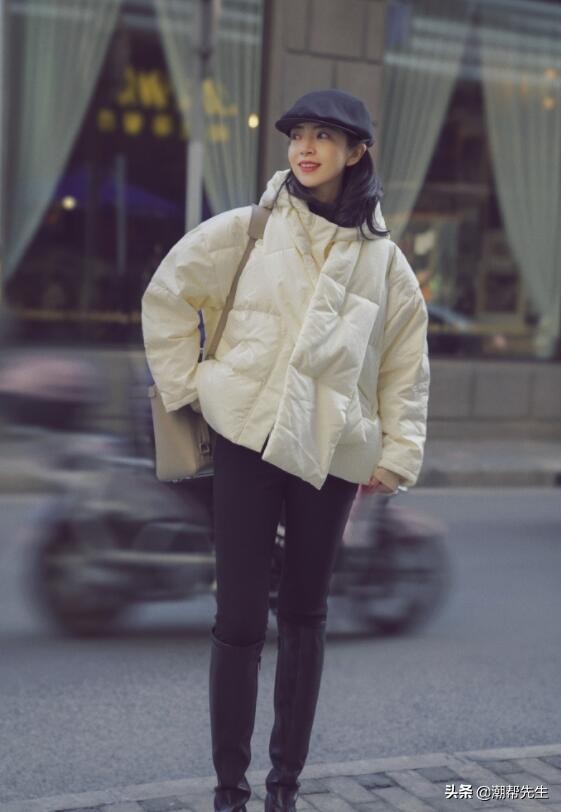 三木博主羽绒服穿法 (三木穿羽绒服的图片)