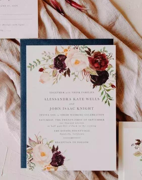 10张结婚婚礼个性定制请柬,6个创意婚礼请柬设计