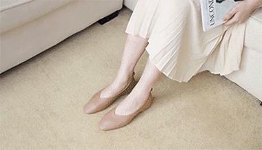 真皮小众百搭豆豆鞋,百搭高端牛皮小白鞋