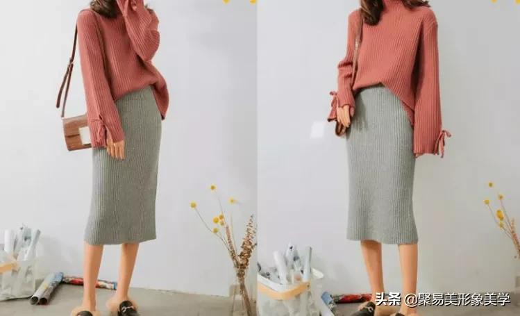 初秋穿什么颜色好看,秋天穿“杏色”太好看了