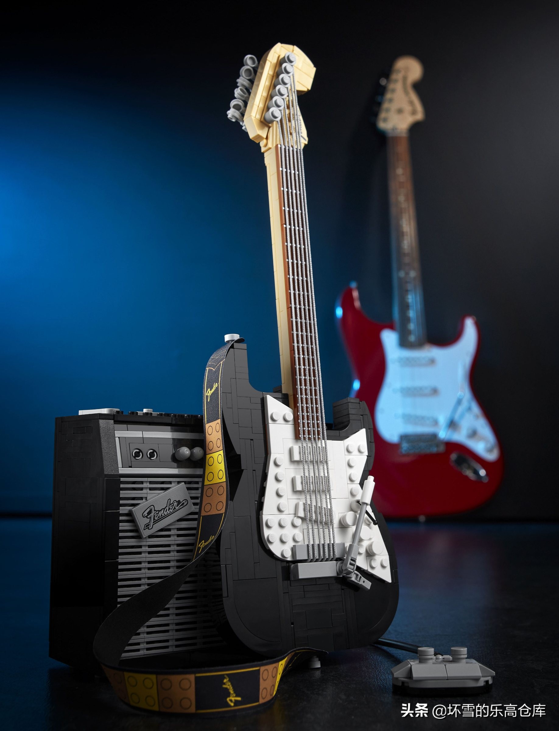 乐高6548大颗粒吉他,乐高spike电吉他