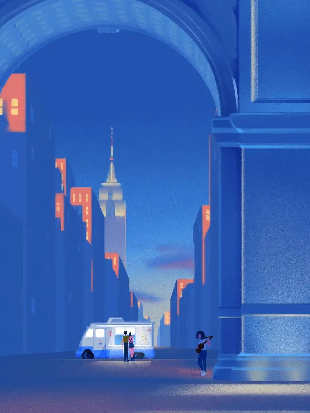 美国纽约视觉艺术学院插画,插画毕业展