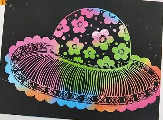 最简单的遮阳帽怎么画,遮阳帽儿童线描