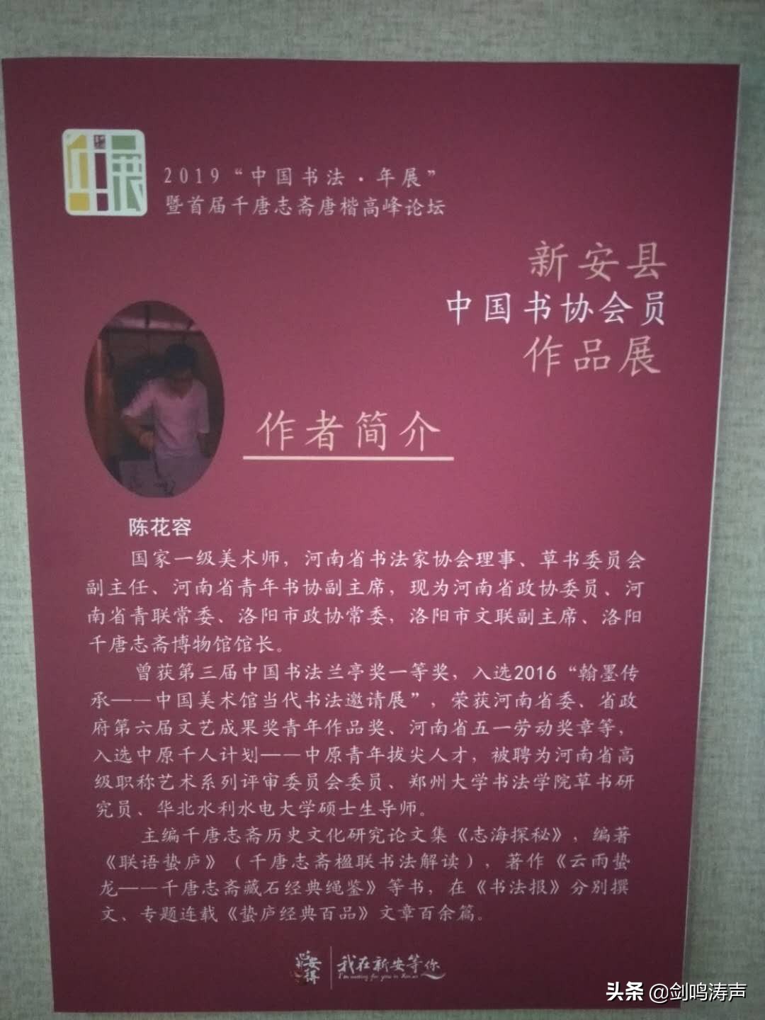 “2019中国书法•年展”之新安县中国书协会员作品展