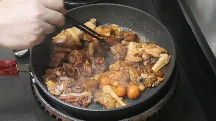 不辣的花甲炒鸡,鲜香花甲鸡的秘制酱料做法