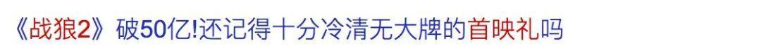 吴京拍战狼为什么没被偷票房,吴京凭借战狼斩获票房