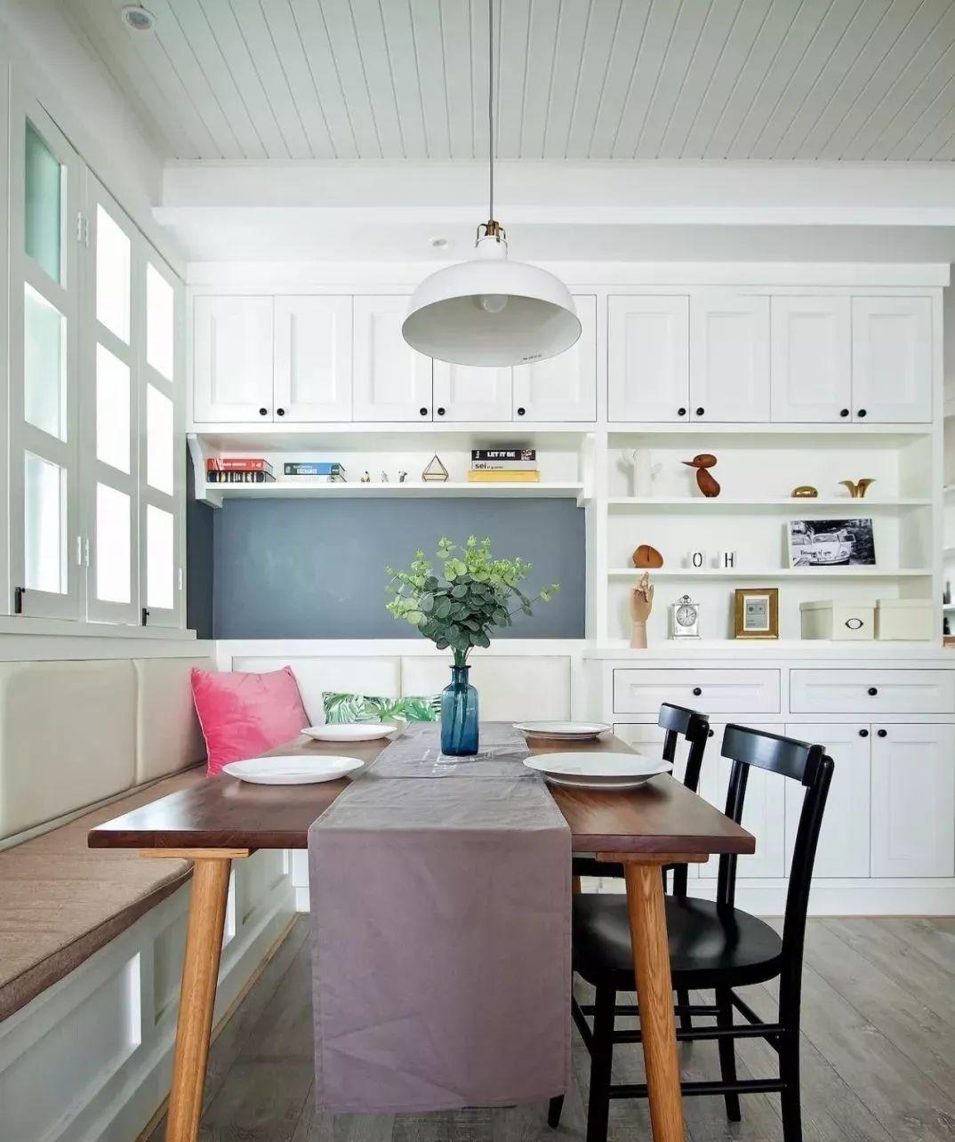 小户型客厅餐厅一体隔断加卡座,小户型餐厅卡座设计尺寸