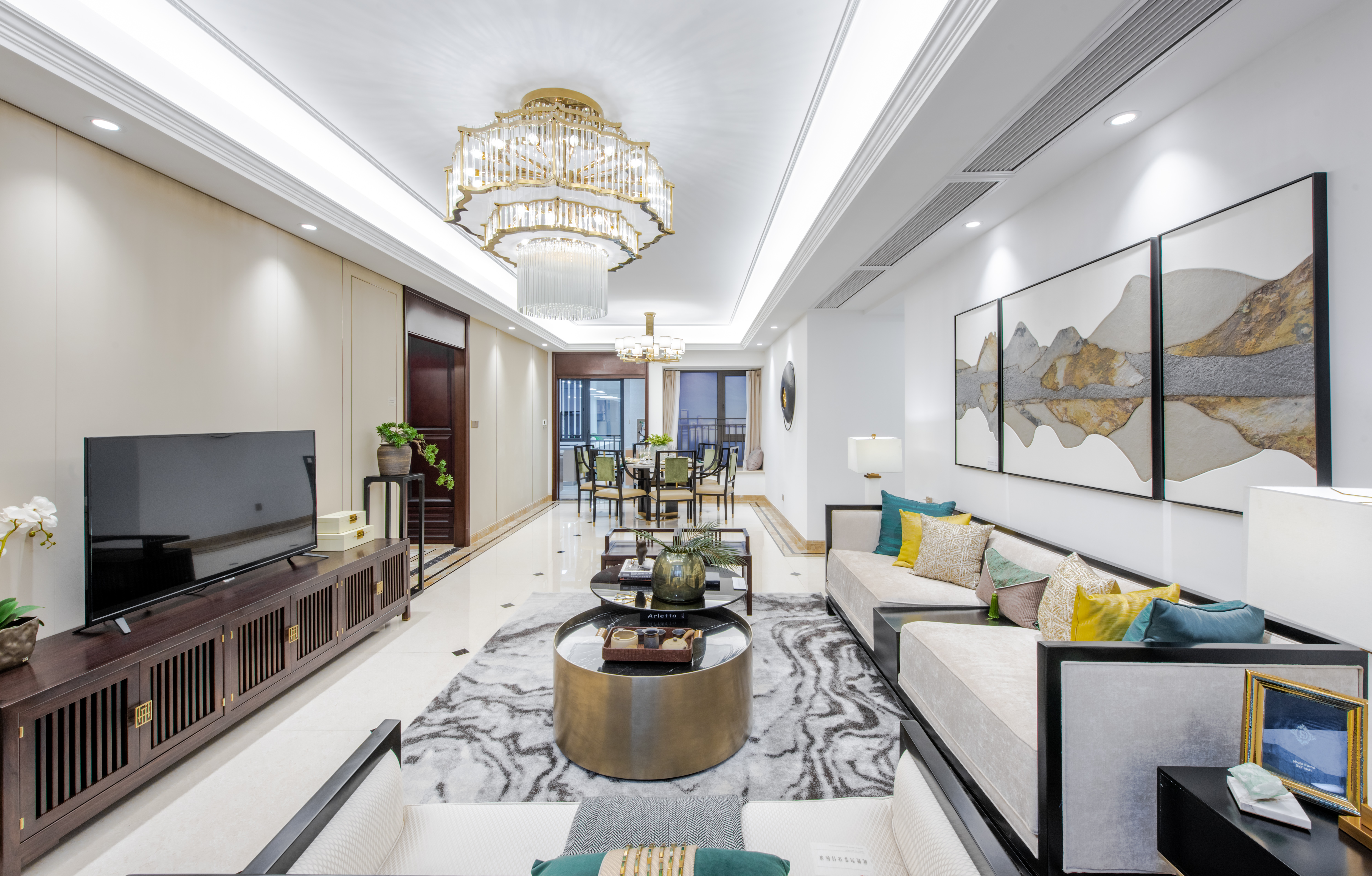 天府新区品质大平层,中海万锦熙岸样板房