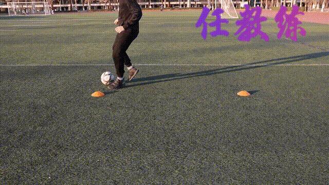 足球运球绕杆教学及训练方法,足球绕杆中考标准动作视频示范