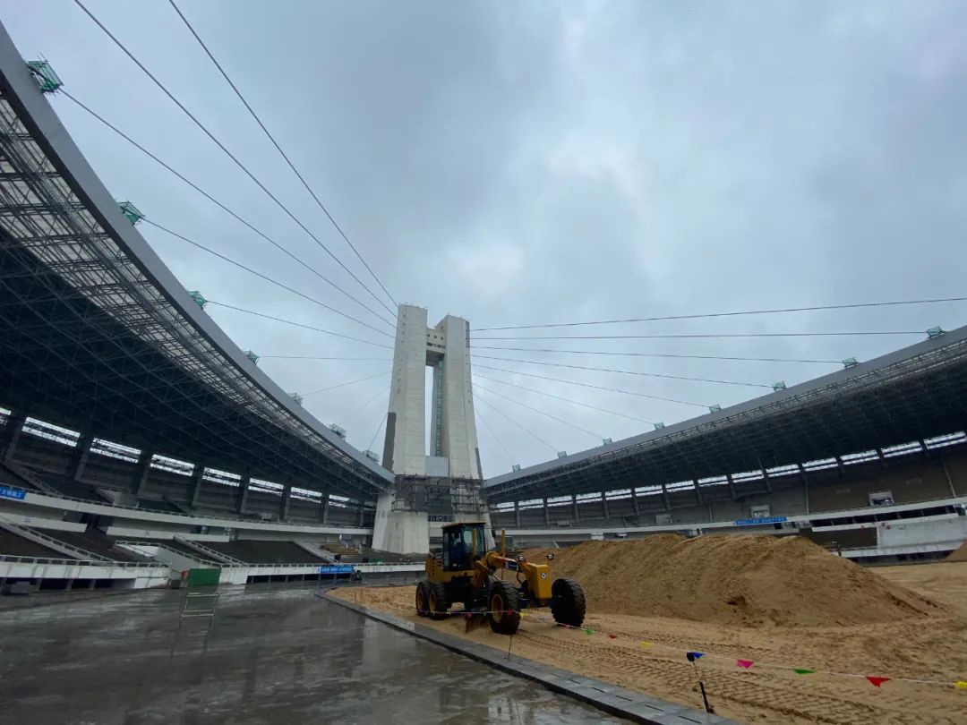 杭州黄龙体育中心空中跑道图片,浙江黄龙体育中心空中跑道