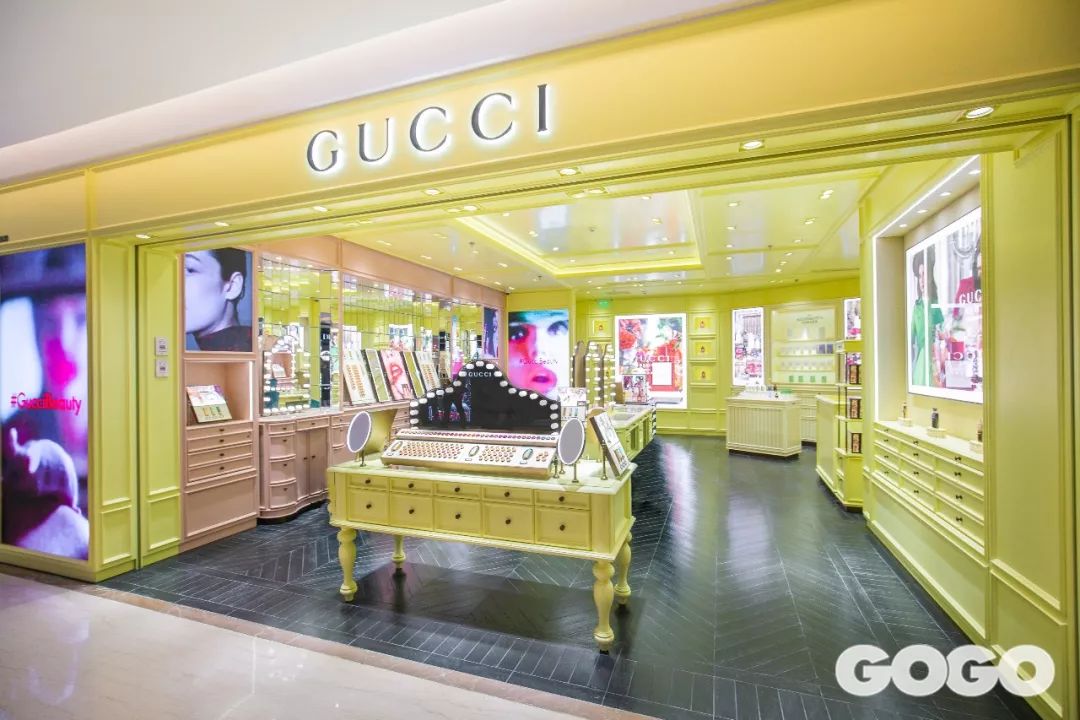 gucci上海港汇有两个专柜,gucci美妆精品店落户广州太古汇