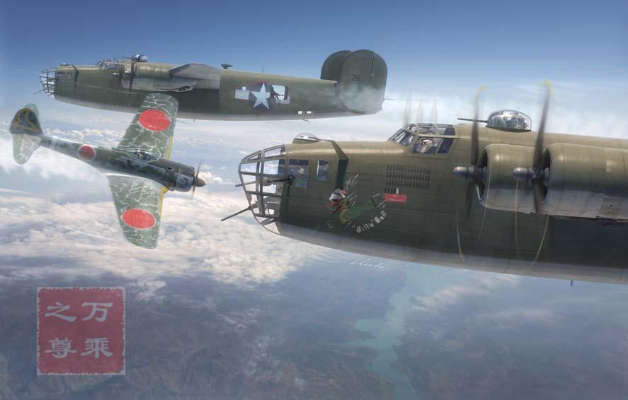 战场冤家，B-24轰炸机和Ki-43战斗机全方位对比