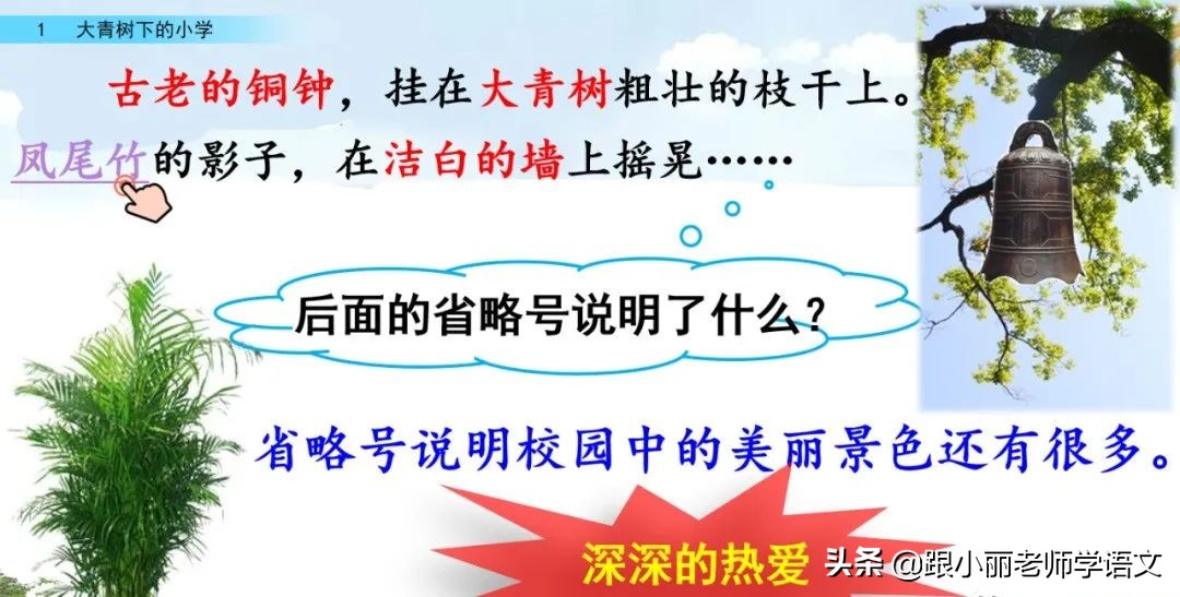 大青树下的小学重要背诵内容,大青树下的小学重点知识点