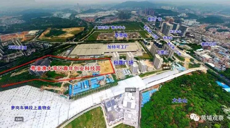 黄埔粤港澳大湾区青年科技园开工,黄埔科学城香雪规划