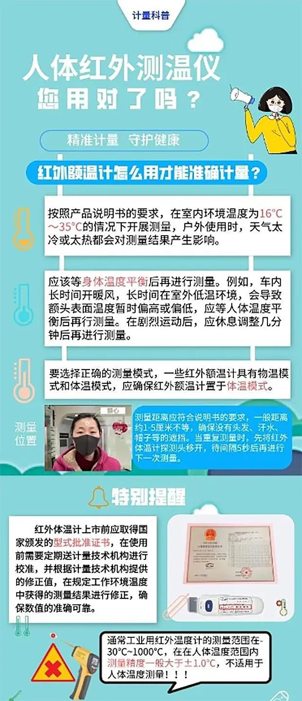 红外体温计的正确使用方法,体温计的安全小知识