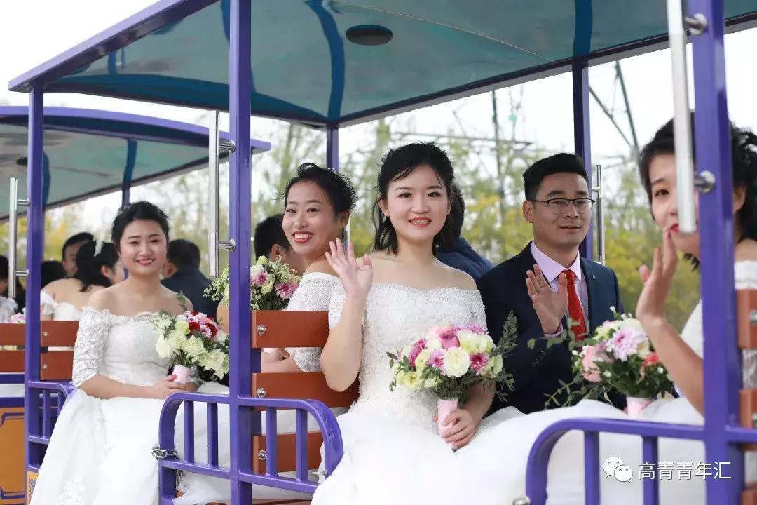 淄博高青婚礼红旗车队,高青国井南苑婚礼