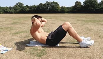 腹肌训练一个动作一分钟练出腹肌,练腹肌教程8分钟练出六块腹肌