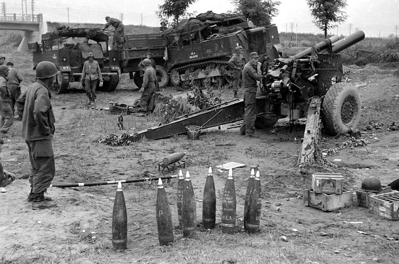 志愿军155毫米榴弹炮,m1式155毫米榴弹炮