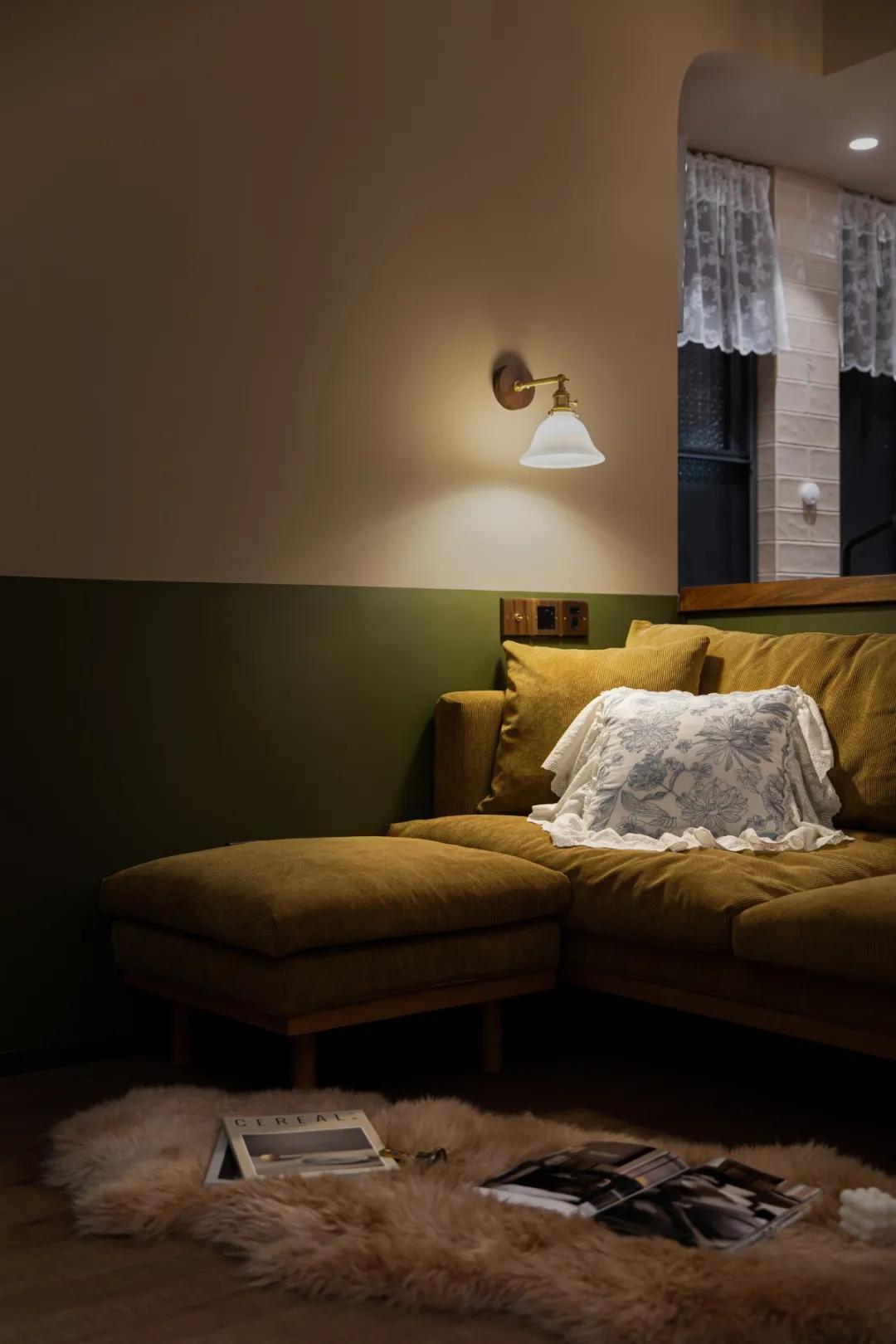 60㎡温暖精致复古风一人居,在小空间里,悦心而居