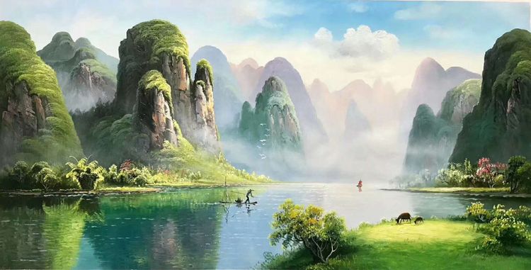 中国小幅油画作品大展作品集,三峡丹青油画作品