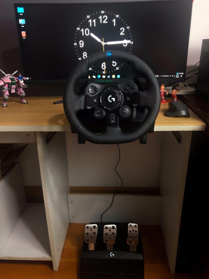 罗技g923力反馈怎么调,罗技g923方向盘指示灯不亮