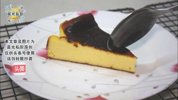 西班牙巴斯克焦香芝士蛋糕,6寸咖啡巴斯克芝士蛋糕配方
