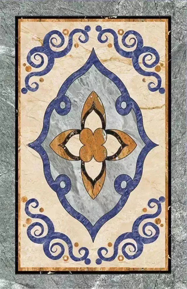 大理石水刀拼花现代,大理石水刀拼花现代风格效果