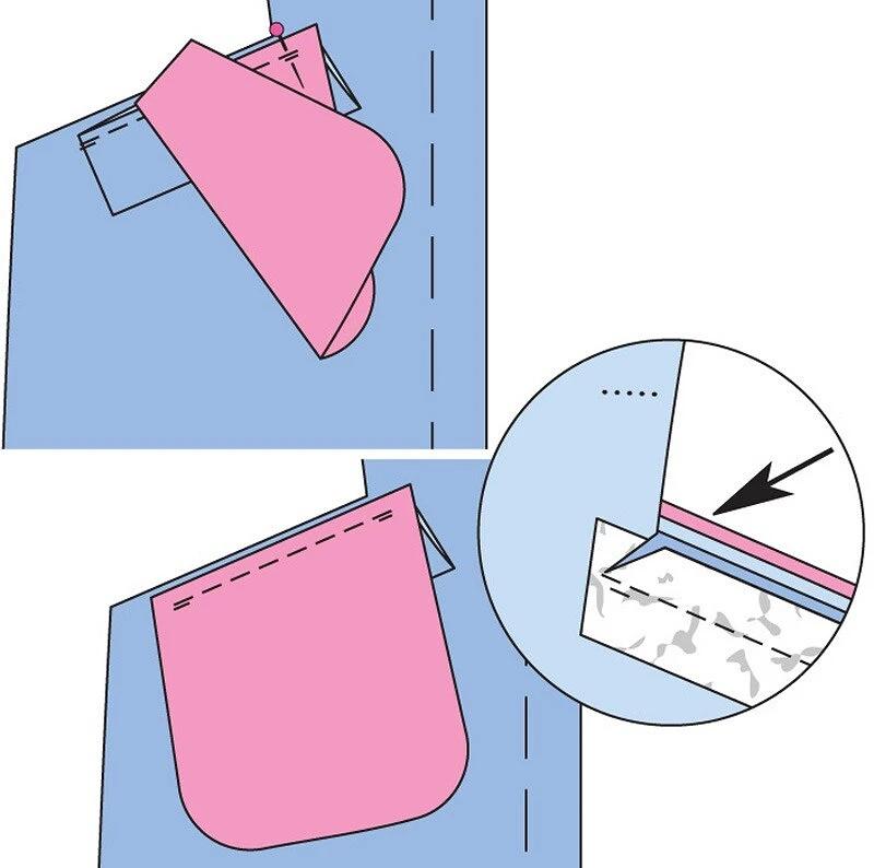 口袋怎么缝制才好看,手工缝制小束口袋教程