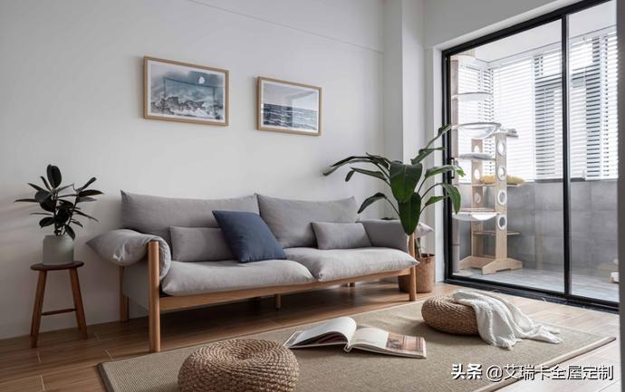 现代风格全屋定制柜子,简约风全屋柜子白色设计