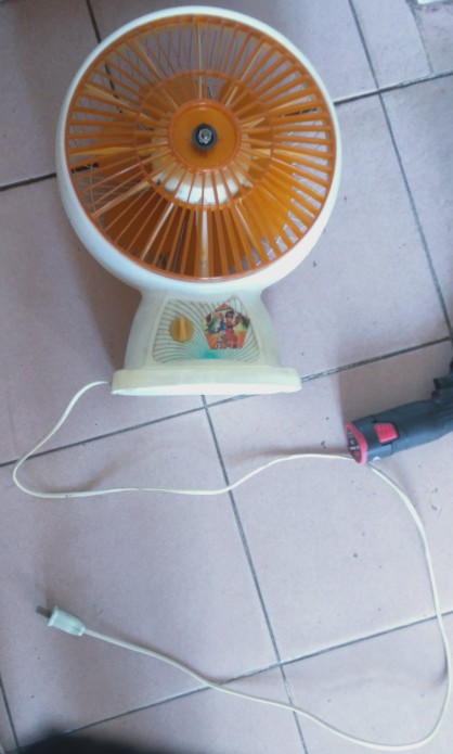 250毫米台式风扇的内部构造（不带电源板，一）