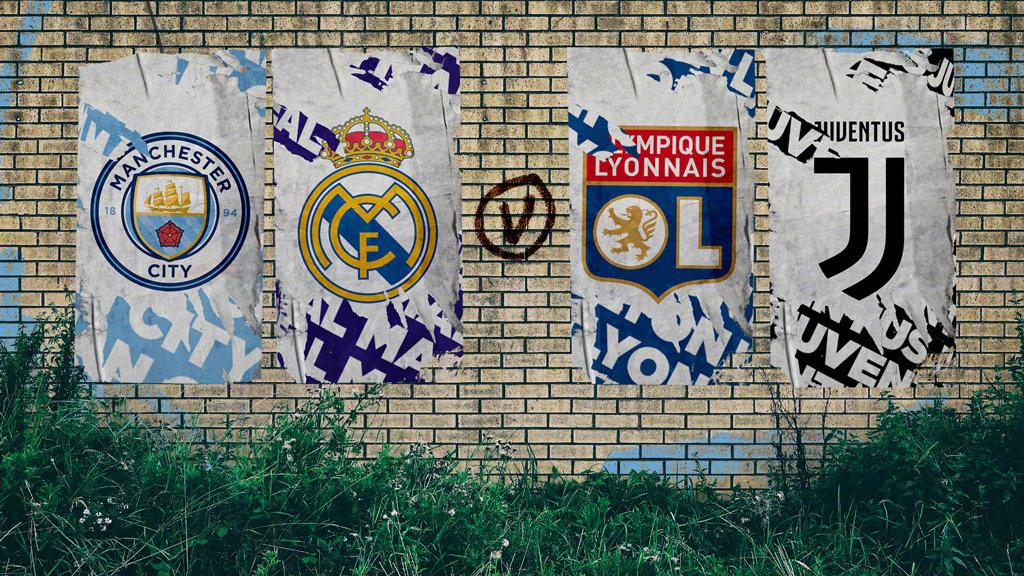 欧冠八强全部名单,16-17欧冠决赛皇马vs尤文c罗庆祝