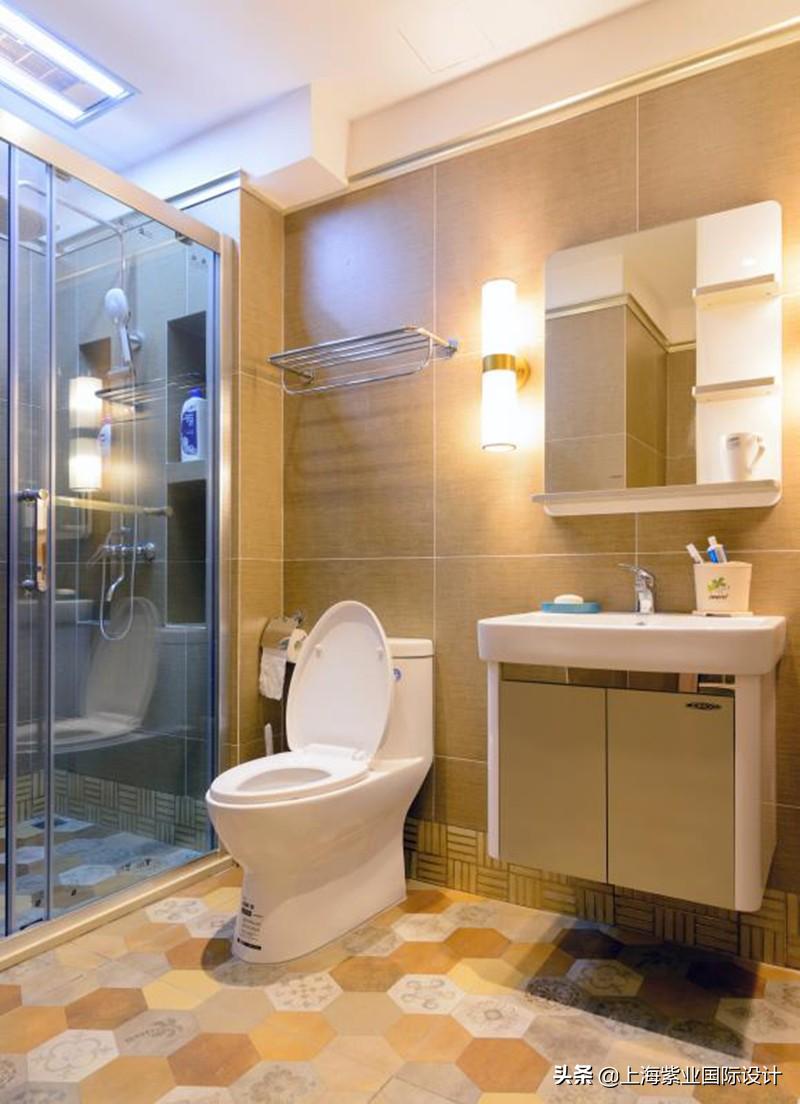 卫生间瓷砖贴什么颜色好看,卫生间瓷砖颜色大全图片