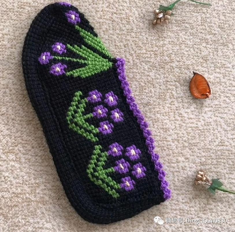 波西米亚风手工编织鞋子,针织作品50款